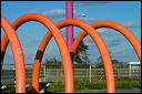 Playground fountain, Riis Park, NY. 2004.