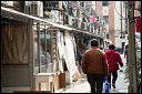 Shanghai side street after the snow fall.