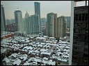 Shanghai rooftops.