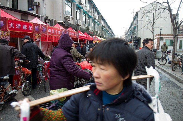 Shanghai street food fair.