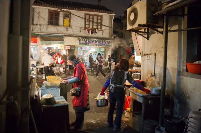 Friday night market, Shanghai, China.