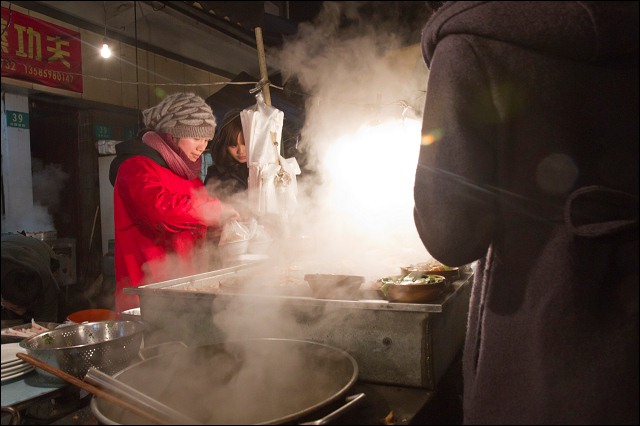 Friday night market, Shanghai, China.