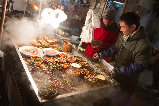 Friday night market, Shanghai, China.