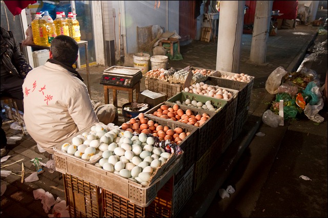 Friday night market, Shanghai, China.