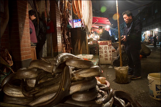 Friday night market, Shanghai, China.