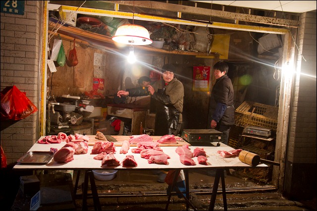 Friday night market, Shanghai, China.