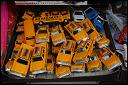 Display of toy taxis for sale. Chinatown, NYC.