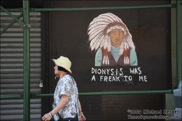 Street art with a message. Chinatown, NYC.