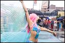 Mermaid dancer in the 2009 Coney Island Mermaid Parade.