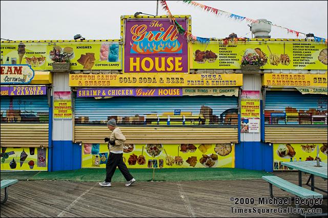 The Grill House on the Coney Island boardwalk. Home of the Coney Island Polar Bear Club.