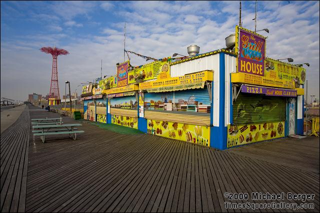 The Grill House on the Coney Island boardwalk. Home of the Coney Island Polar Bear Club.