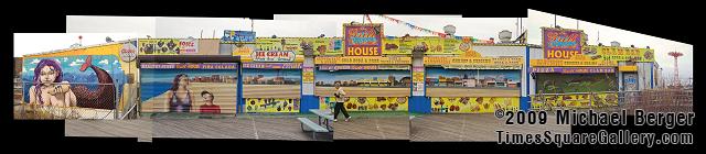 The Grill House on the Coney Island boardwalk. Home of the Coney Island Polar Bear Club.