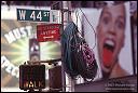 Billboard and cables stored in preparation for New Years Eve celebration in Times Square. 2002.