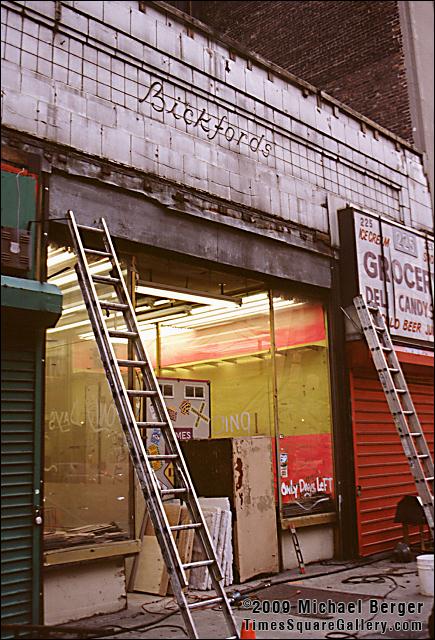 Old Bickford's cafeteria on West 42nd Street. 1997.