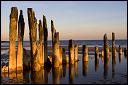 Sunset at Fort Tilden, NYC.